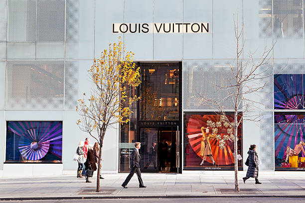 Louis Vuitton store NYC # 1 XXL stock photo