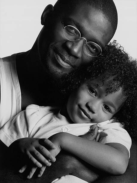 Love : African American father and daughter #2 stock photo