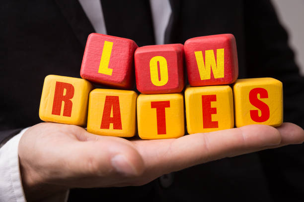 Low Rates stock photo