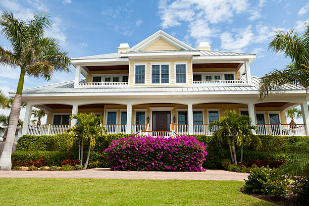Luxurious House in Florida stock photo