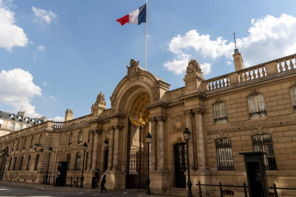 Élysée Palace stock photo