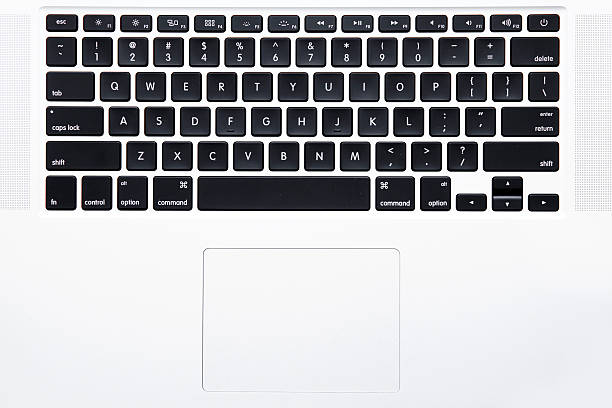 MacBook Pro keyboard stock photo
