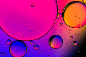 istock Macro oil and water multi colored abstract background 1351466350