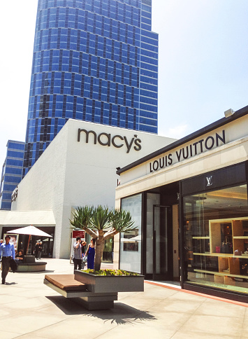 Macys And Louis Vuitton At Westfield Century City La Ca Stock Photo - Download Image Now - iStock