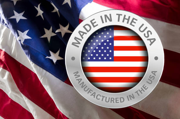 Made in America stock photo