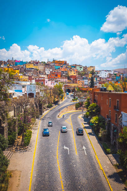 Magical Town Guanajuato in Mexico stock photo