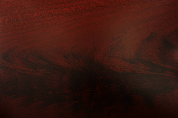 マホガニー材の粗目の質感 - wood texture ストックフォトと画像