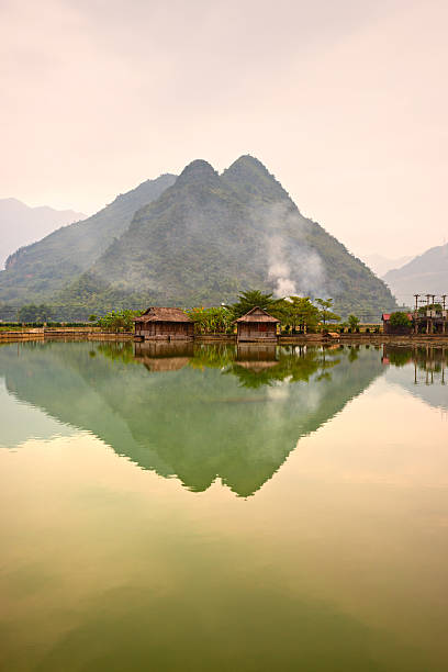 Mai Chau Valley, North Vietnam. stock photo