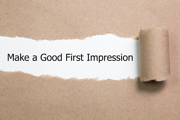 Make a Good First Impression stock photo