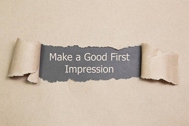 Make a Good First Impression stock photo