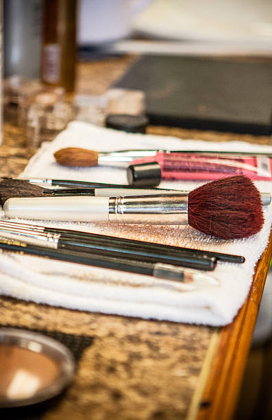Make Up & Make Up Brushes stock photo