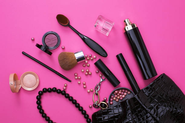 Make up products stock photo