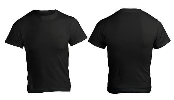 547+ Free Black T Shirt Template Front And Back Amazing PSD Mockups File