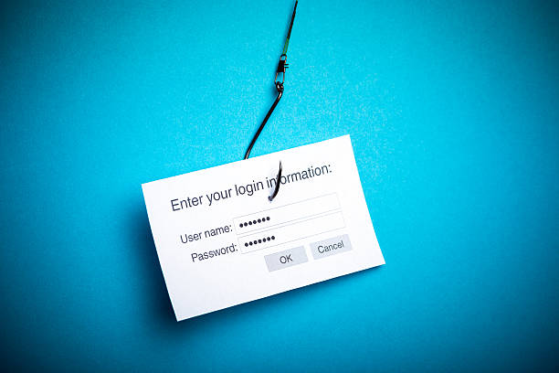 Malware phishing data concept stock photo