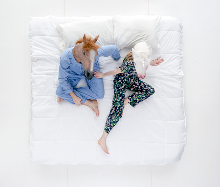 Man Horse With Female Unicorn In Bed Stock Photo Download Image Now Istock,Crochet Granny Square Pattern Diagram