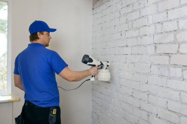 painting exterior brick black