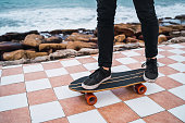 istock Man practising on the skateboard. 1287785512