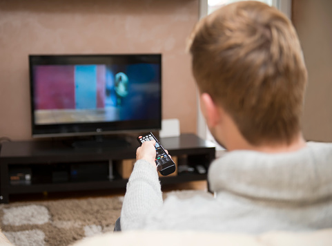 Man Watching Tv Stock Photo Download Image Now iStock Man Watching Tv Stock Photo Download Image Now iStock