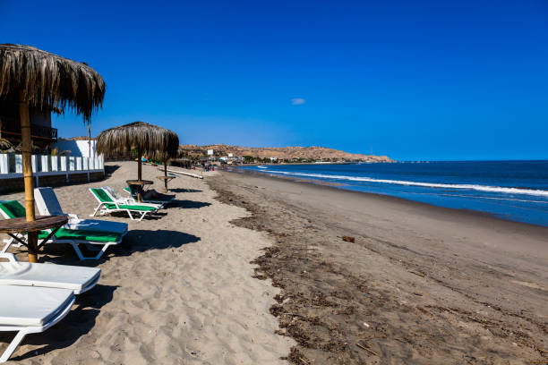 Mancora beaches north of Peru stock photo