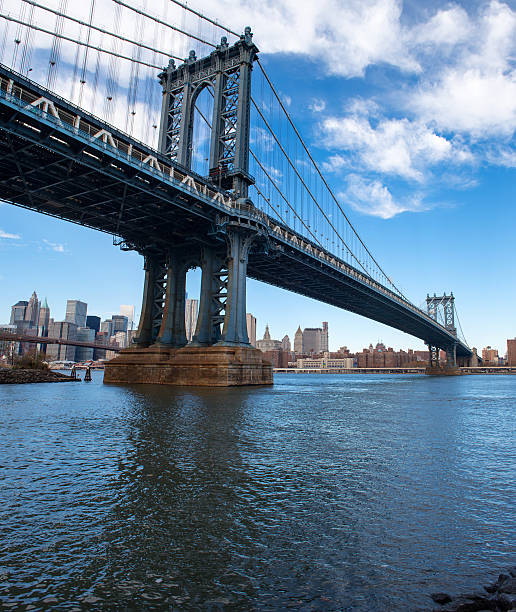Manhattan Bridge New York stock photo