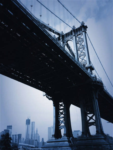 17-007 Manhattan Bridge stock photo
