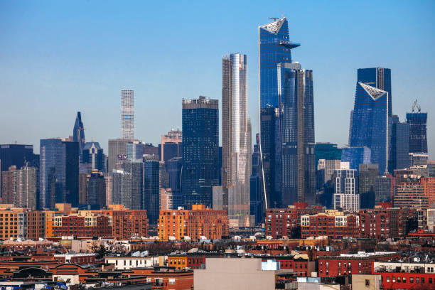Manhattan skyline, New York City stock photo