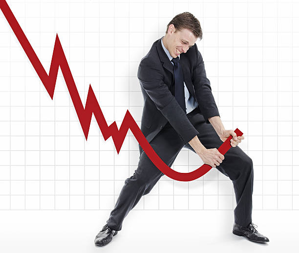 Manipulating the losses or outcomes stock photo