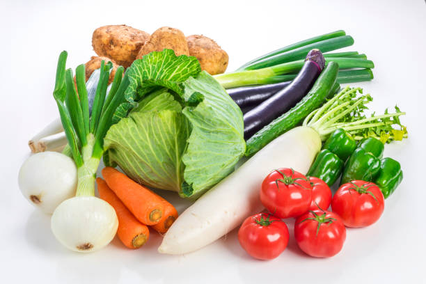多くの種類の野菜 - 野菜 ストックフォトと画像