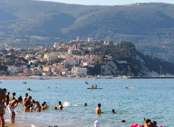 Marcelli beach (Italy) stock photo