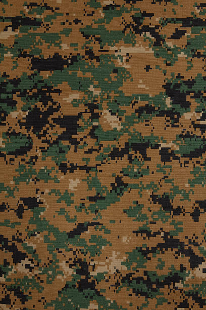 US marine force marpat digital camouflage fabric texture backgro stock photo