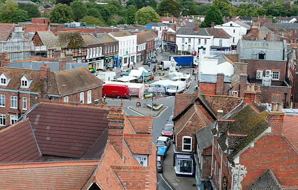 Market Town of Wantage stock photo