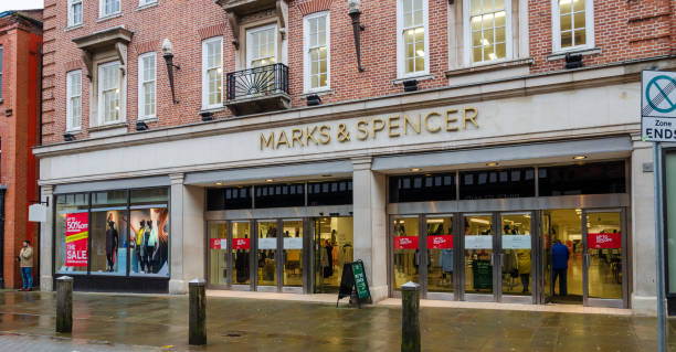 Marks and Spencer, Chester stock photo