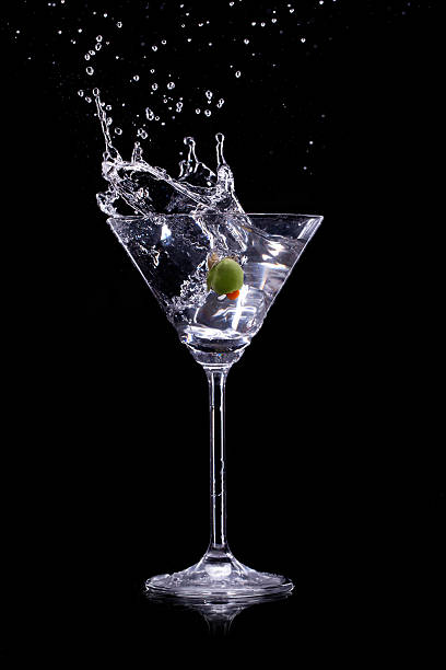 Martini drink stock photo