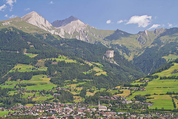 Matrei in East Tyrol The small town of Matrei is located at  the  Felbertauern Road in East Tyrol osttirol stock pictures, royalty-free photos & images