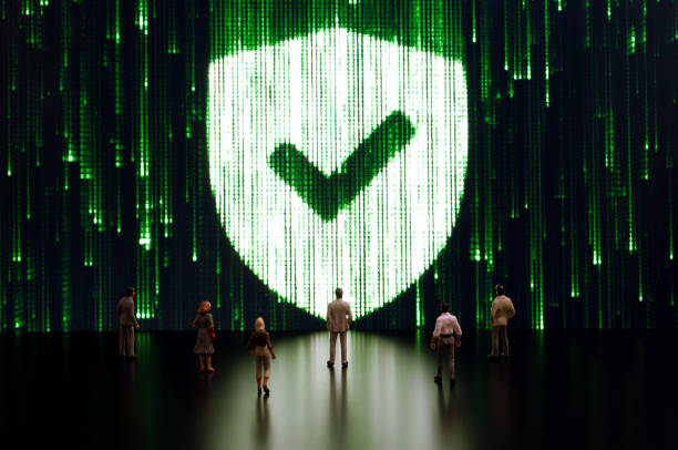 Matrix: Internet security 1 stock photo
