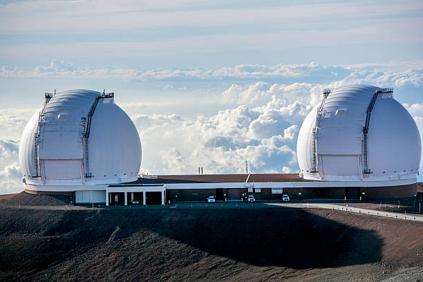 Mauna Kea Observatories Mauna Kea Observatories on Hawaii mauna kea stock pictures, royalty-free photos & images