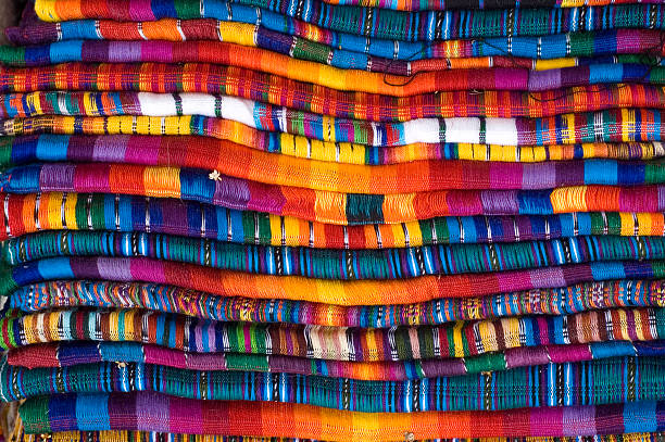 Mayan Blankets  latin america stock pictures, royalty-free photos & images