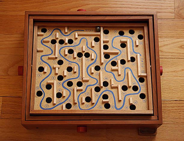 Maze Game stock photo