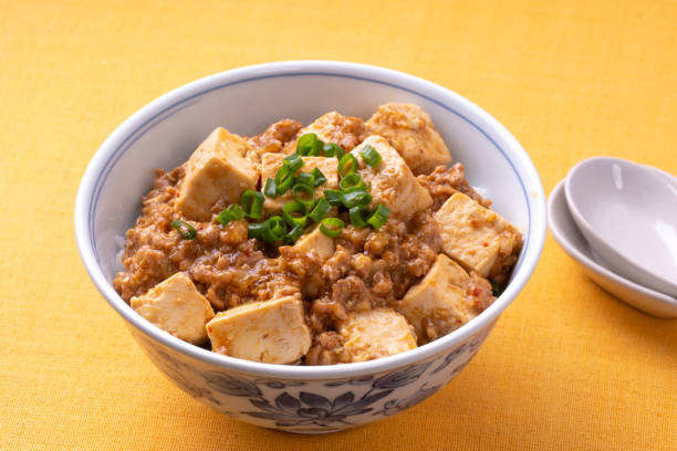 マボドフ・ドンブリ - 豆腐丼 ストックフォトと画像