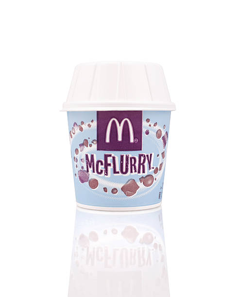 McFlurry ice cream stock photo