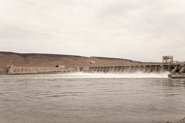 McNary Dam stock photo