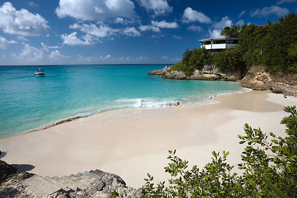 Meads Bay, Anguilla stock photo