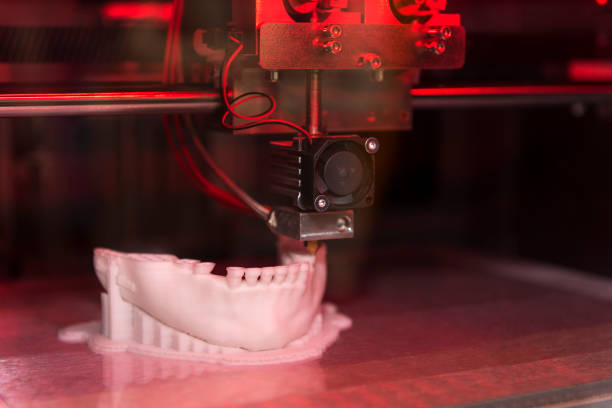 Medical 3D Printer Produce medical samples with 3D printers 3d printing stock pictures, royalty-free photos & images