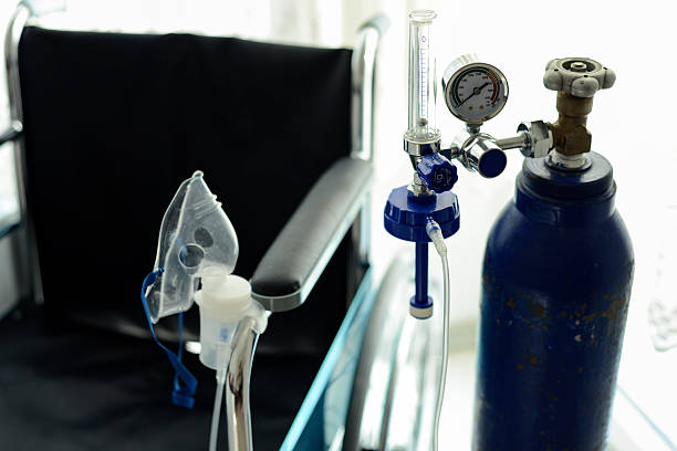 Medical Oxygen Tube stock photo