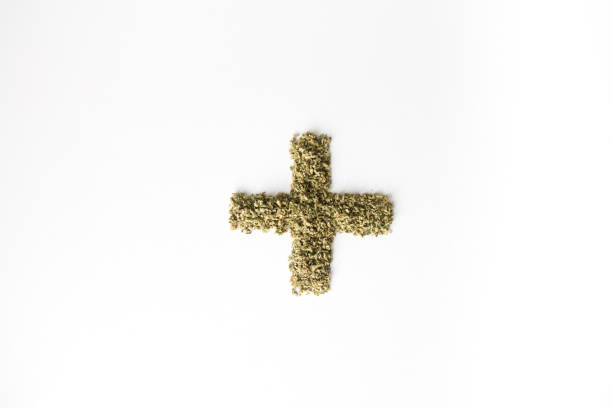 Medical Symbol for Marijuana Cannabis stock photo