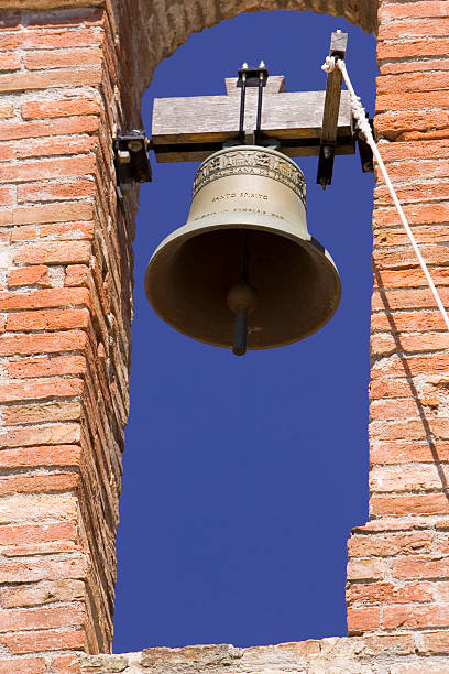 medieval belltower stock photo
