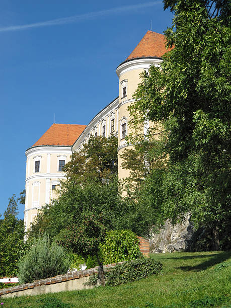 Medieval Castle in Mikulov stock photo