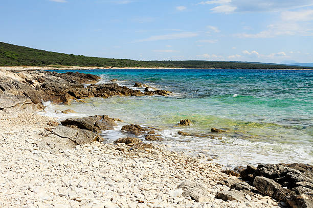 Mediterranean beach stock photo