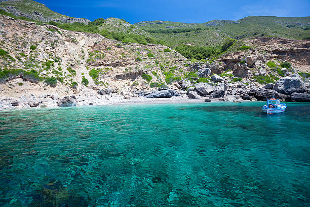 Mediterranean seascape stock photo