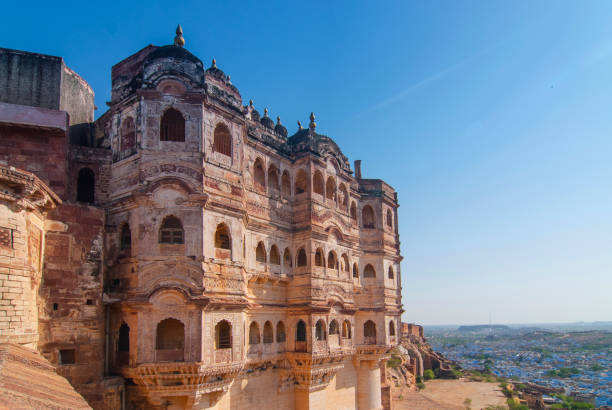 Mehrangarh Fort, Jodhpur, Rajasthan, India. Mehrangarh Fort, Jodhpur, Rajasthan, India. rich strike stock pictures, royalty-free photos & images